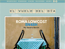 Tablet Screenshot of elvuelodeldia.com